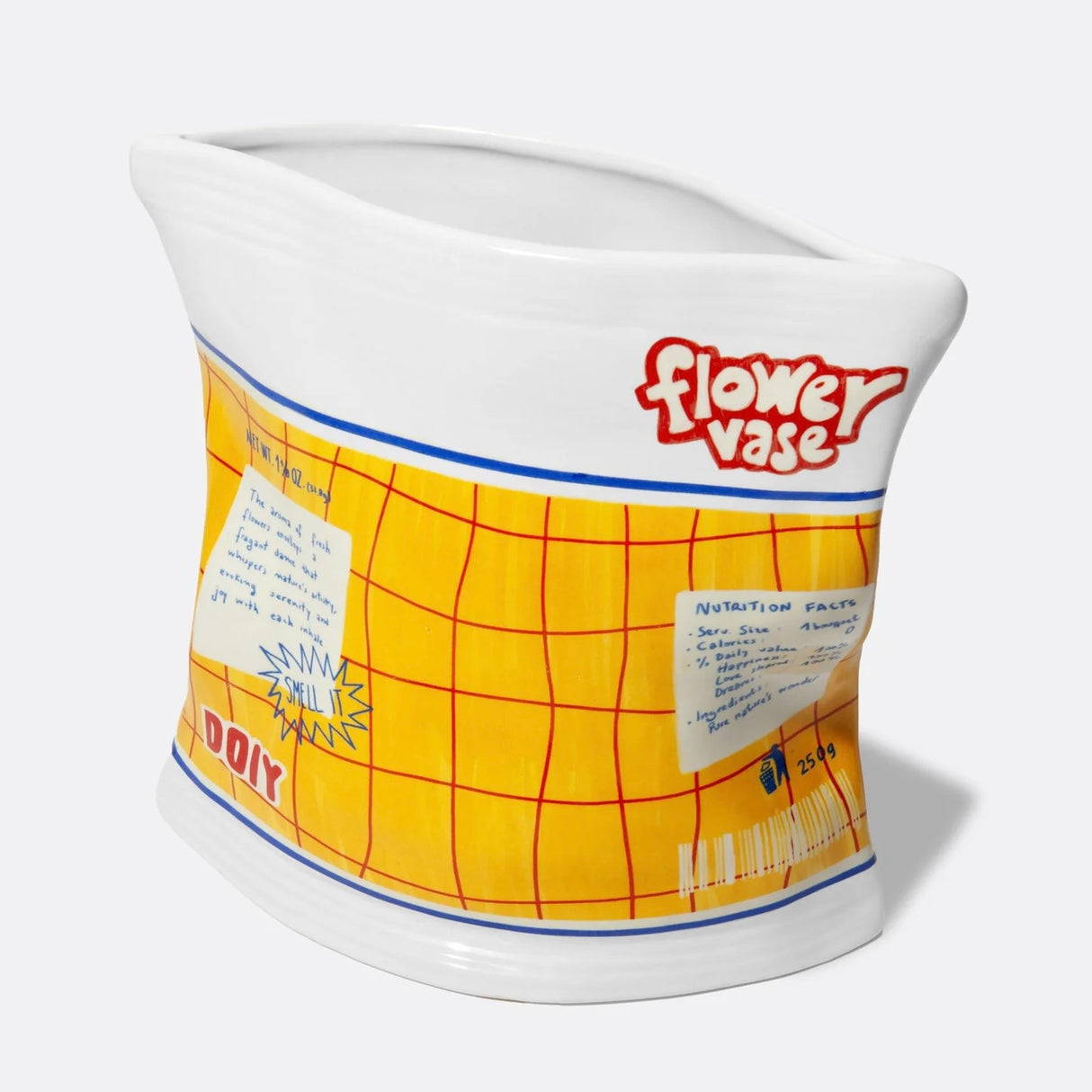DOIY Vase „Chips Bag“ | DOIY | Einzigartige Vase für kreative Dekoideen