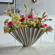 House Doctor Vase “Flood Wide” Silber | Skulpturales Design | House Doctor