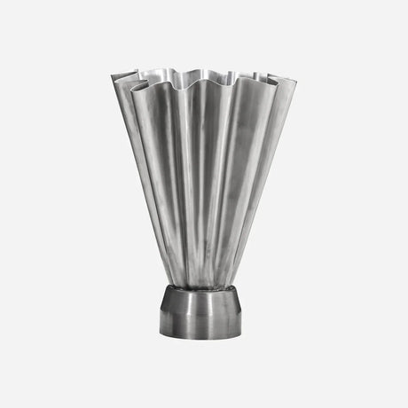 House Doctor Vase “Flood Large” Silber | Skulpturales Design | House Doctor