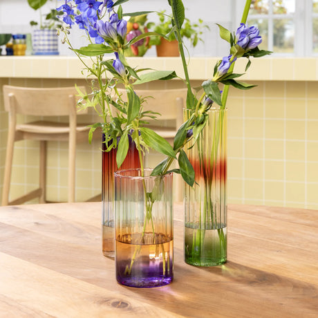 &Klevering Vase &Klevering “Gradient Evening” Wide | Glas | Elegante Verläufe