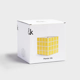 &Klevering Vase &Klevering “Kachel Gelb” | 14cm Keramik | Handgefertigtes Design