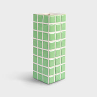 &Klevering Vase &Klevering “Kachel Mint” | 28cm Keramik | Zeitlos & Modern
