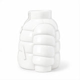 UPSIDE STORIES Vase “The Puffy Vase” Weiß | Skulpturales Design | UPSIDE STORIES