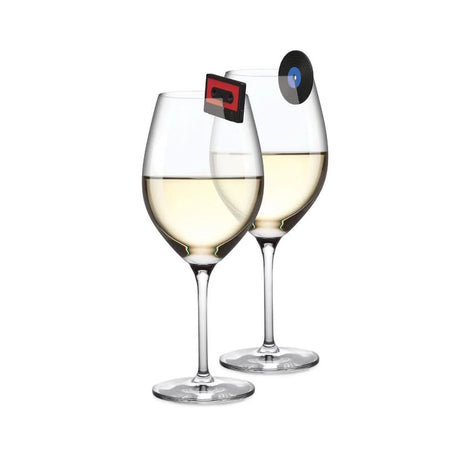 WINKEE Drink Markers “Vinyl & Kassetten” | Glasmarkierer Set | WINKEE