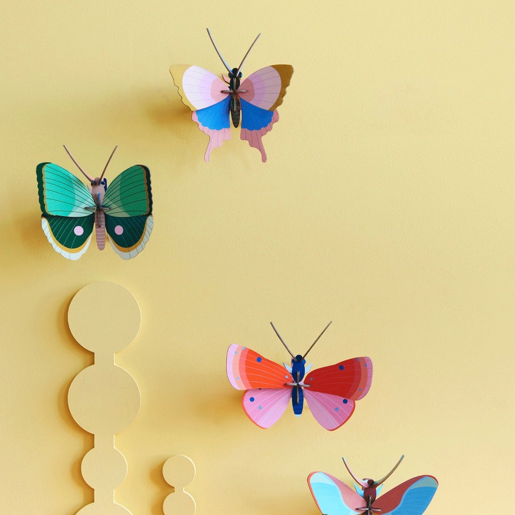 studio ROOF Wanddeko- Gold Rim Butterfly
