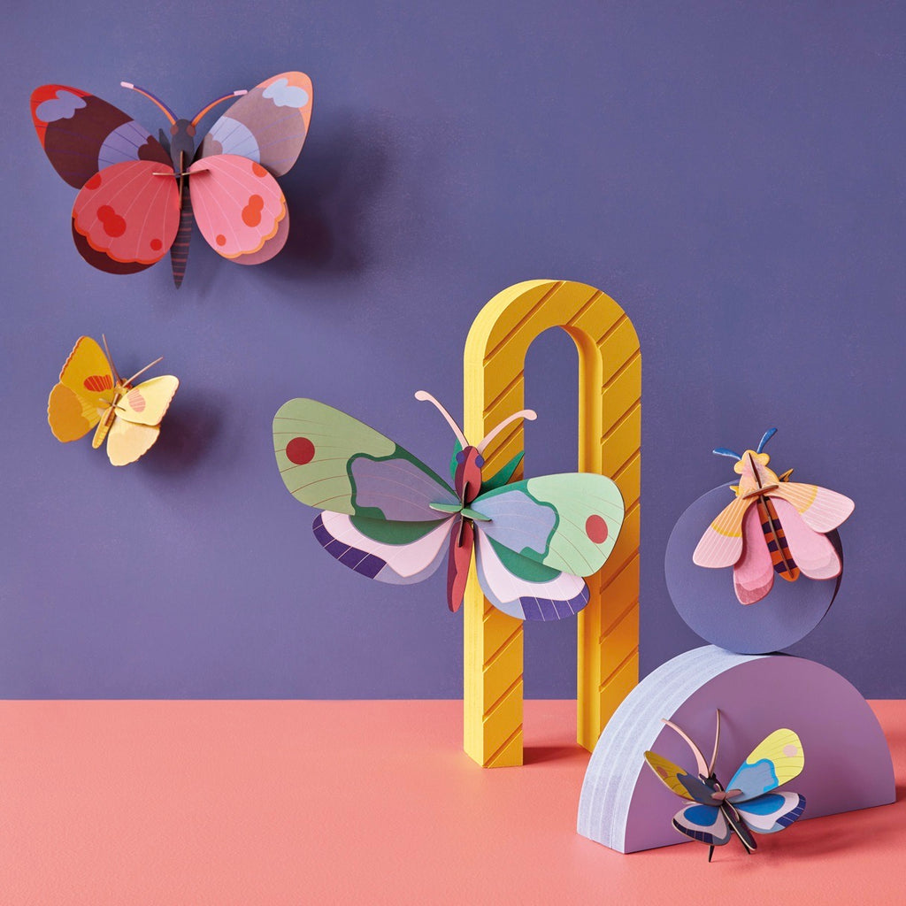 studio ROOF Wanddeko- Mint Forest Butterfly