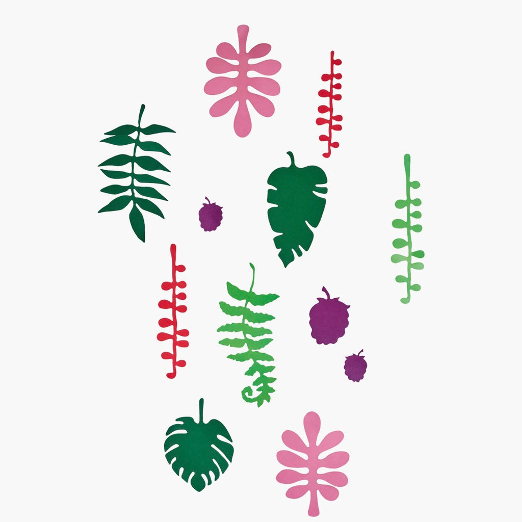 studio ROOF Wanddeko- Tropical Leaves