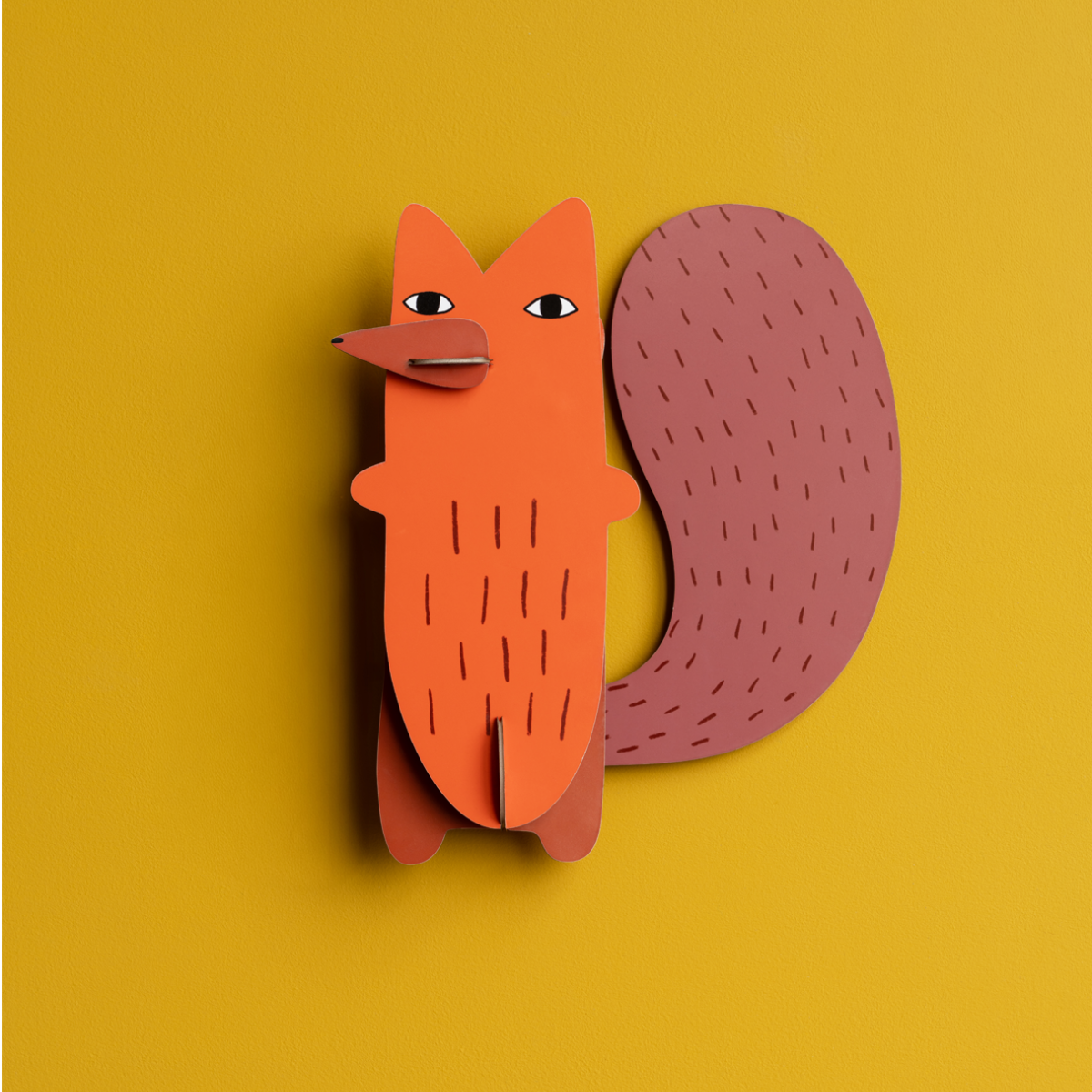studio ROOF Wanddeko “Cyril Squirrel Fox” | Tierisches Design | Studio Roof