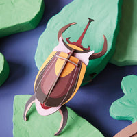 studio ROOF Wanddeko "Elephant Beetle" | studio ROOF | Recycelter Karton