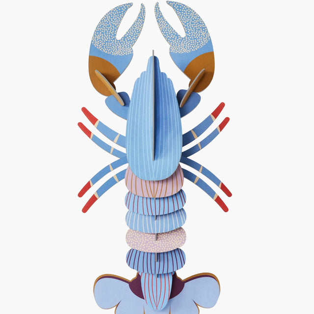studio ROOF Wanddeko "Lavender Lobster" | studio ROOF| Recycelter Karton