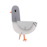 studio ROOF Wanddeko “Paddy Pigeon” | Tierisches Design | Studio Roof