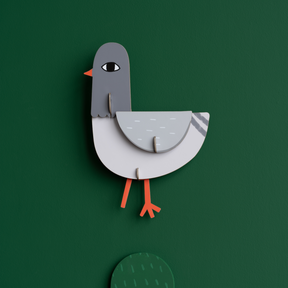 studio ROOF Wanddeko “Paddy Pigeon” | Tierisches Design | Studio Roof