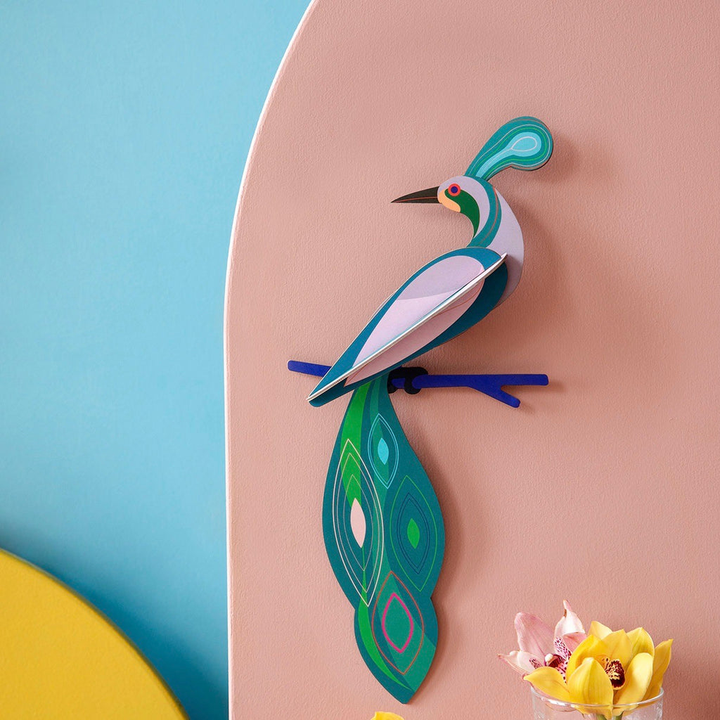 studio ROOF Wanddeko "Paradise Bird Fiji" | studio ROOF | Recycelter Karton