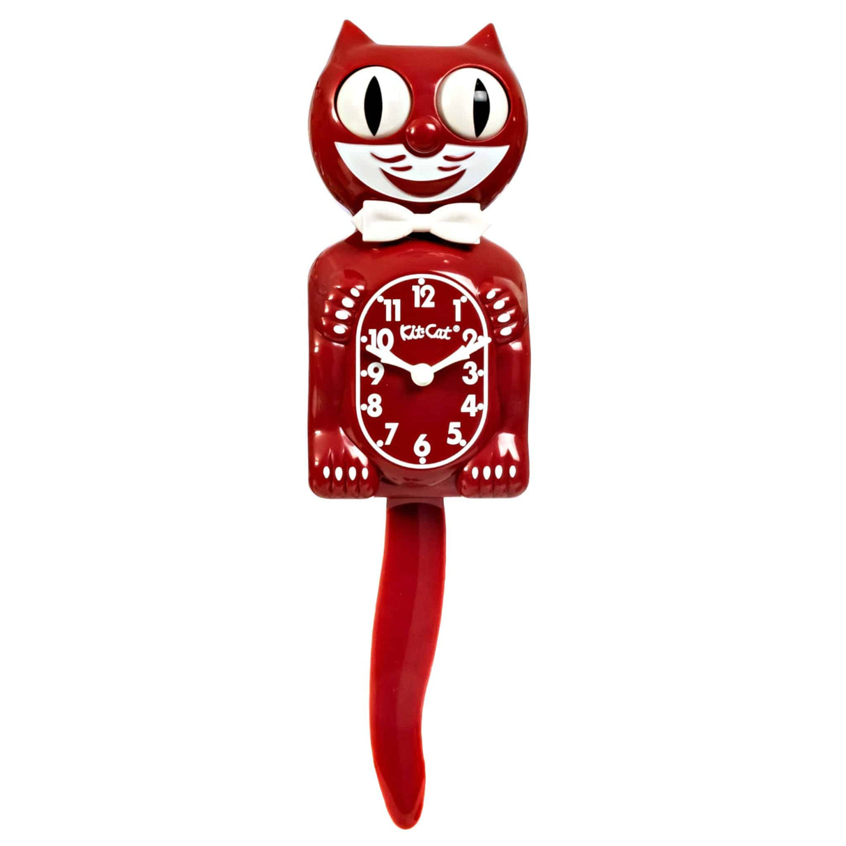 Kit-Cat Clock Wanduhr Kit-Cat Clock "Red" | Zeitloses Design