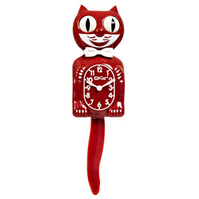 Kit-Cat Clock Wanduhr Kit-Cat Clock "Red" | Zeitloses Design