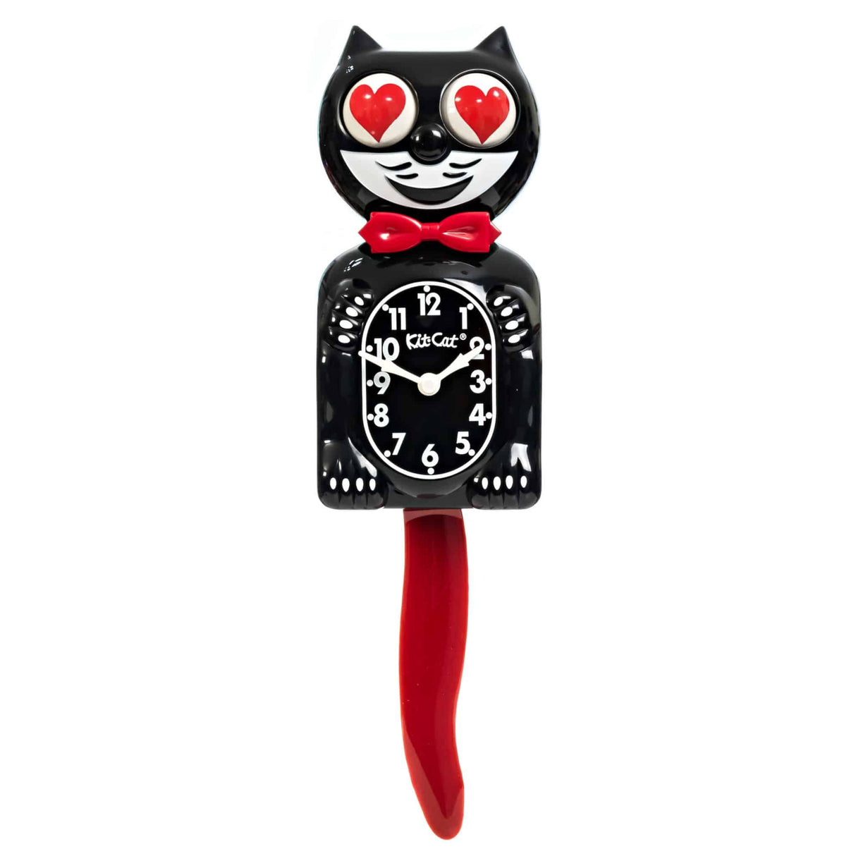 Kit-Cat Clock Wanduhr Kit-Cat Clock "Heart Eyes" | Retro & Kultig