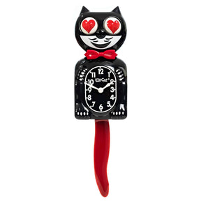 Kit-Cat Clock Wanduhr Kit-Cat Clock "Heart Eyes" | Retro & Kultig