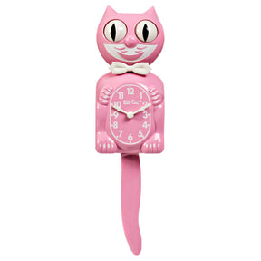 Kit-Cat Clock Wanduhr Kit-Cat Clock "Rosa Satin" | Vintage & Stilvoll