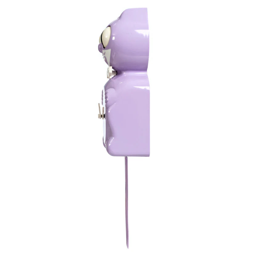 Kit-Cat Clock Wanduhr „Kit Cat Clock“ (Pastel Lilac) | Kit-Cat Clock | Lustige Wanduhr