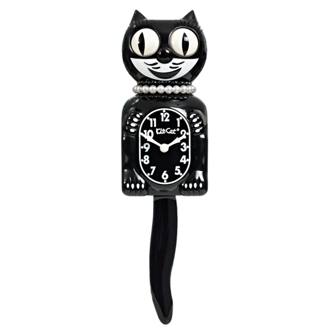 Kit-Cat Clock Wanduhr „Lady Kit Cat Clock“ (Classic) | Kit-Cat Clock | Zeitlose Wanduhr