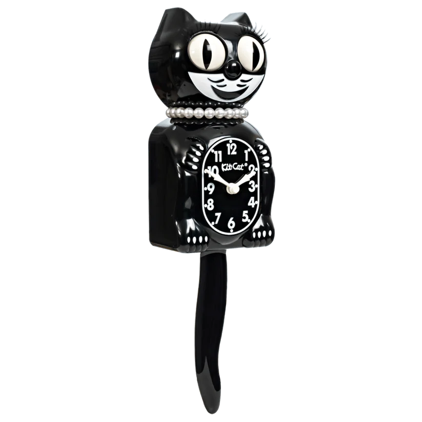 Kit-Cat Clock Wanduhr „Lady Kit Cat Clock“ (Classic) | Kit-Cat Clock | Zeitlose Wanduhr