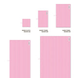 BONGUSTA Waschlappen BONGUSTA “Naram Baby Pink & Sky Patrol” | 30x30 cm | Sanfte Farbkombination