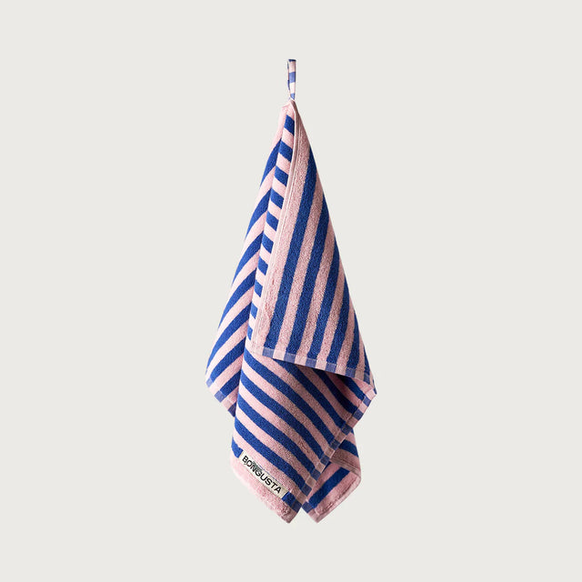 BONGUSTA Waschlappen BONGUSTA “Naram Dazzling Blue & Rose” | 30x30 cm | Frische Farben