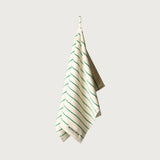 BONGUSTA Waschlappen BONGUSTA “Naram Pure White & Grass” | 30x30cm | Sanfte Farben