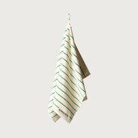 BONGUSTA Waschlappen BONGUSTA “Naram Pure White & Grass” | 30x30cm | Sanfte Farben