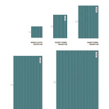 BONGUSTA Waschlappen BONGUSTA “Naram Seafoam & Deep Teal” | 30x30 cm | Blaugrüne Farbkombination