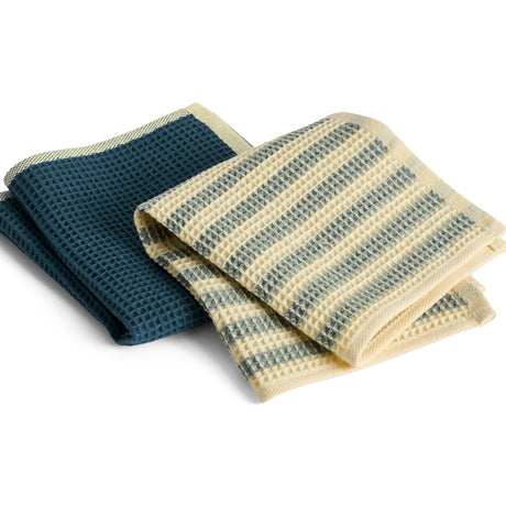 HAY Waschlappen „Canteen Yellow & Green Mix“ Set 2 | Color Mix | HAY