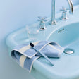 HAY Waschlappen „Stripe Dusty Blue“ 30x30cm | Skandinavisch | HAY