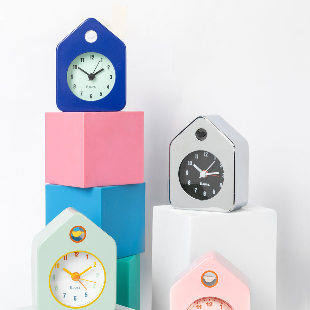 Fisura Wecker Fisura "Cuckoo Mini Alarm Clock" | Blue | Funktional & Schick