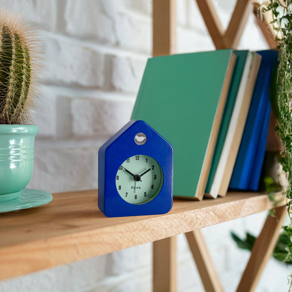 Fisura Wecker Fisura "Cuckoo Mini Alarm Clock" | Blue | Funktional & Schick