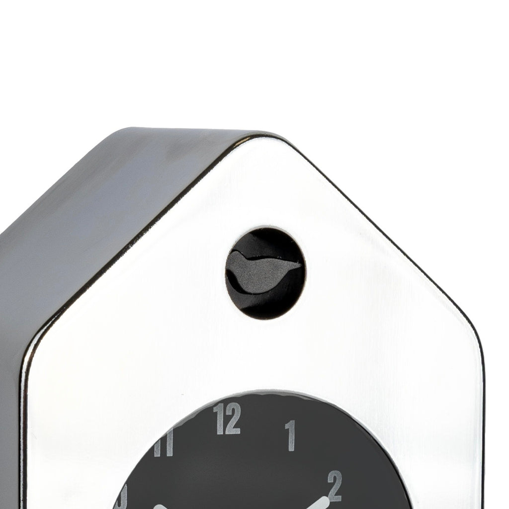 Fisura Wecker Fisura "Cuckoo Mini Alarm Clock" | Chrome | Kompakt & Laut