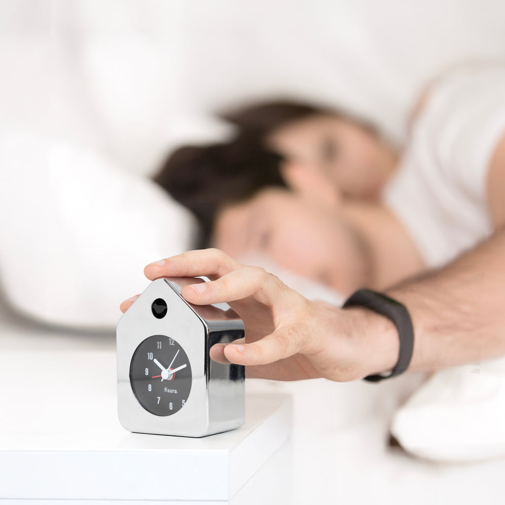 Fisura Wecker Fisura "Cuckoo Mini Alarm Clock" | Chrome | Kompakt & Laut