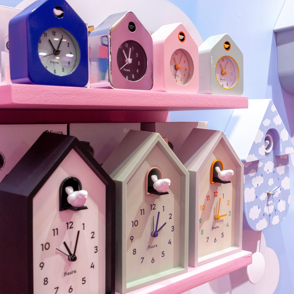 Fisura Wecker Fisura "Cuckoo Mini Alarm Clock" | Chrome | Kompakt & Laut