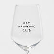 selekkt Weinglas Selekkt "Day Drinking Club" | Lustiges Design, Alltagstauglich