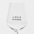 selekkt Weinglas “Liquid Dinner” | Für flüssige Mahlzeiten | selekkt