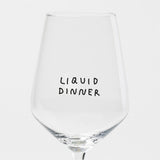 selekkt Weinglas “Liquid Dinner” | Für flüssige Mahlzeiten | selekkt