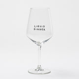 selekkt Weinglas “Liquid Dinner” | Für flüssige Mahlzeiten | selekkt