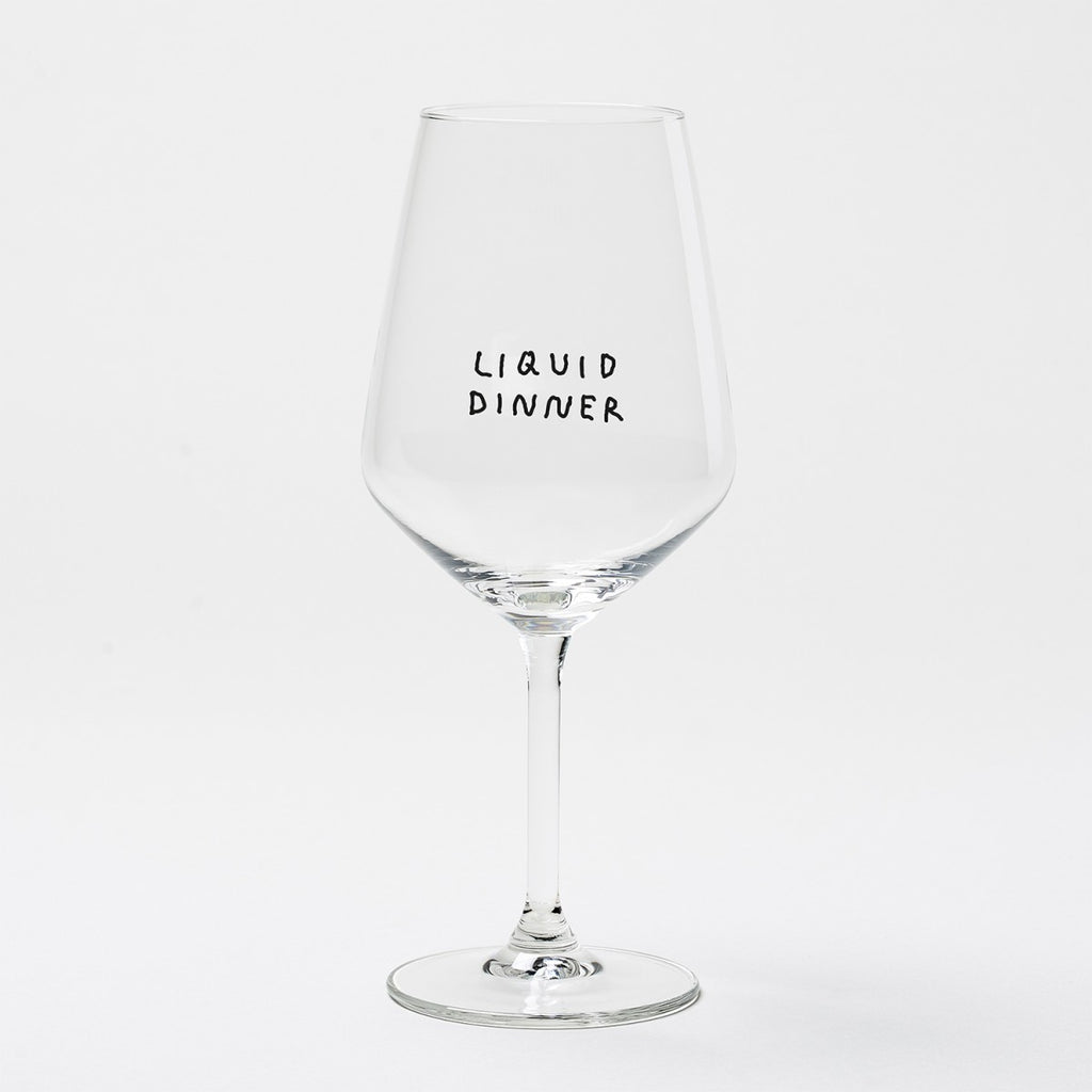 selekkt Weinglas “Liquid Dinner” | Für flüssige Mahlzeiten | selekkt