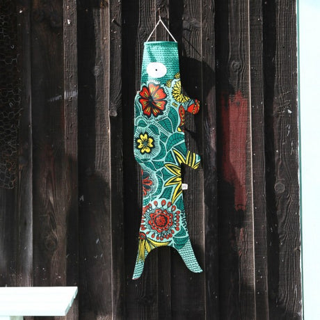 Madame MO Windfisch „Green Blossom 100cm“ | Florales Design | Madame Mo