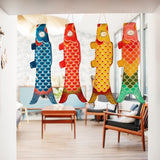 Madame MO Windfisch „Ocean Blue“ (70 cm) | Ruhiger Farbakzent | Madame Mo