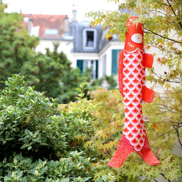 Madame MO Windfisch „Tangerine 70cm“ | Cooler Farbakzent | Madame Mo