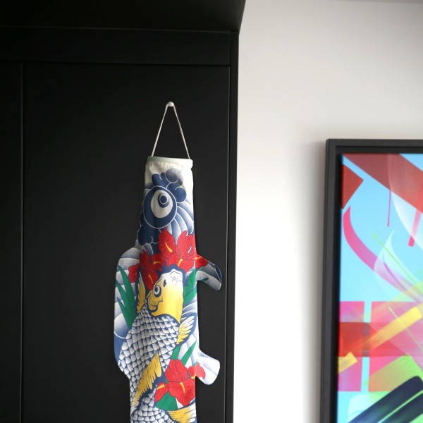 Madame MO Windfisch „Tattoo Carp“ (100 cm) | Japanisch inspiriert | Madame Mo
