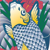Madame MO Windfisch „Tattoo Carp“ (100 cm) | Japanisch inspiriert | Madame Mo