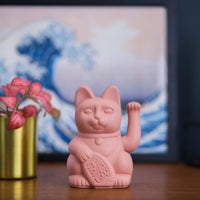 Donkey Products Winkekatze Donkey Products "Lucky Cat" | Rosa | Kultiges Glückssymbol
