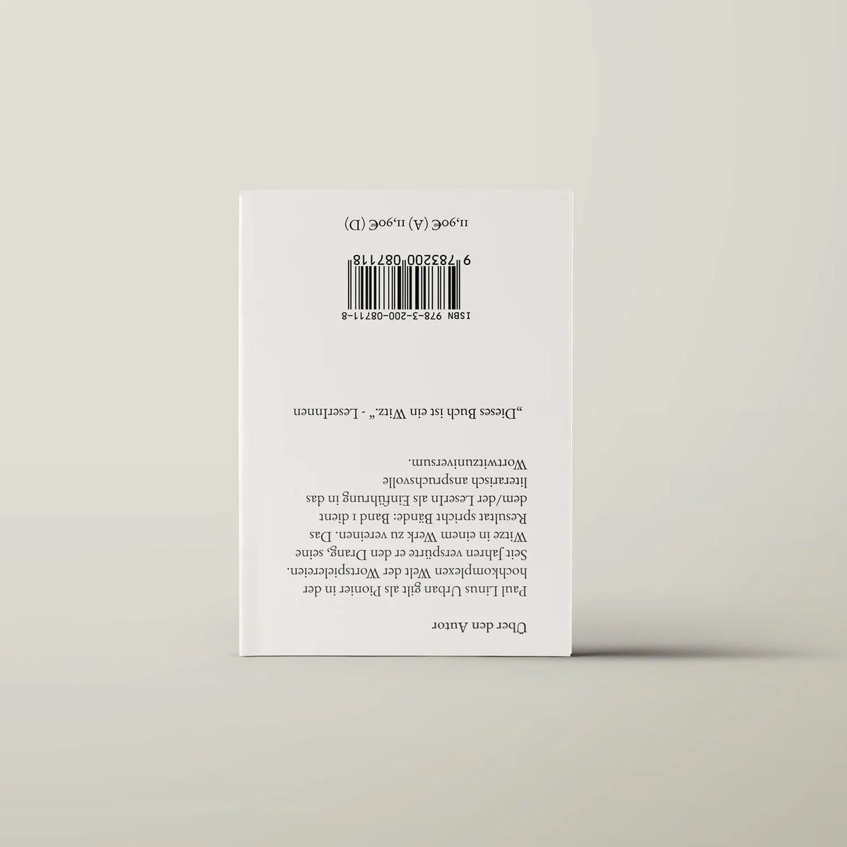 Paul Urban Das Witzebuch Band 1
