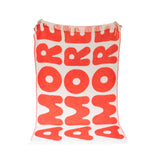 Klekks Wolldecke Klekks No. 11 | Amore, Rot, 130x200cm, 100% Wolle